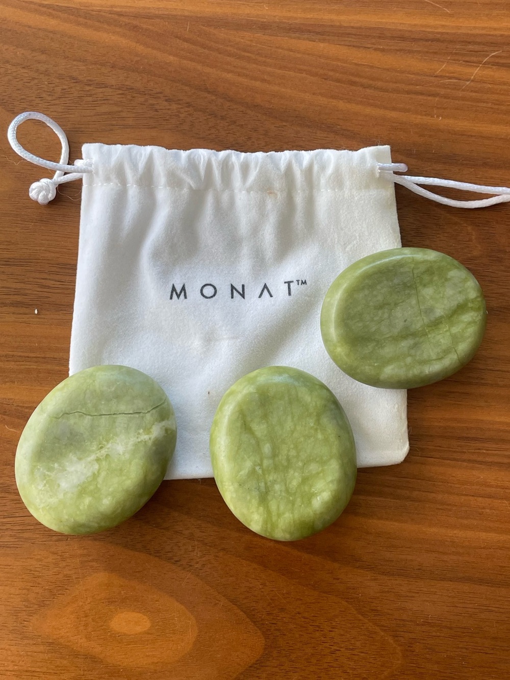 MONAT Green Jade Facial Gua Sha Stones